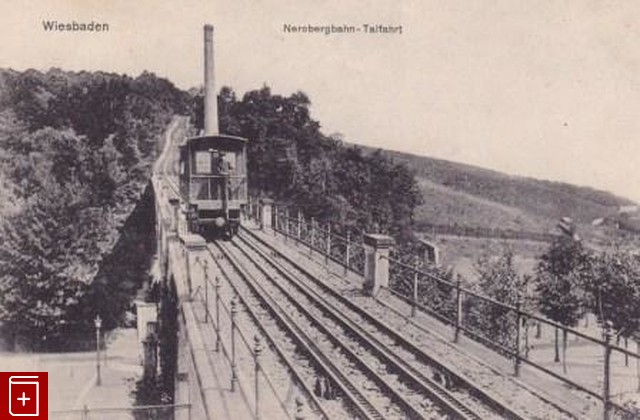 Wiesbaden  Nerobergbahn-Talfahrt, , , , книга, купить,  аннотация, читать: фото №1, старинная открытка, антикварная открытка, дореволюционная открытка