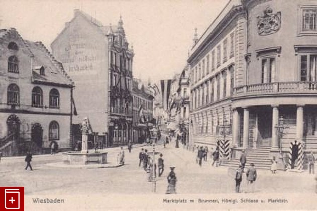 Wiesbaden, , , , книга, купить,  аннотация, читать: фото №1, старинная открытка, антикварная открытка, дореволюционная открытка