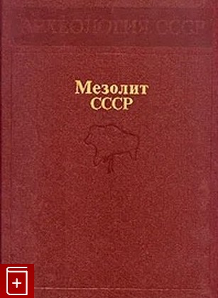 книга Мезолит СССР  1989, 5-02-009952-X, книга, купить, читать, аннотация: фото №1