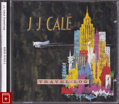 CD J J  Cale – Travel-Log (1989) EU (82876 55123 2) Rock, Blues, Folk, World, & Country, , , компакт диск, купить,  аннотация, слушать: фото №1