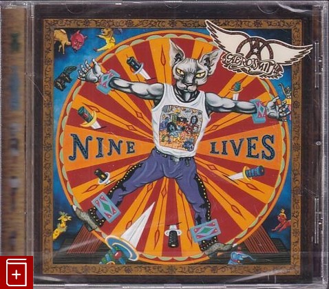CD Aerosmith – Nine Lives (1997) EU (COL 485020 2) Hard Rock, , , компакт диск, купить,  аннотация, слушать: фото №1