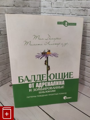 книга Балдеющие от адреналина и зомбированные шаблонами Демарко Том, Листер Тимоти 2010, 978-5-93286-160-8, книга, купить, читать, аннотация: фото №1