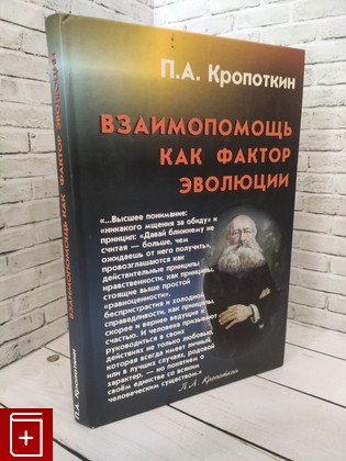 книга Взаимопомощь как фактор эволюции Кропоткин П А  2011, 978-5-87140-266-5, книга, купить, читать, аннотация: фото №1