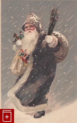 Дед Мороз, , , , книга, купить,  аннотация, читать: фото №1, старинная открытка, антикварная открытка, дореволюционная открытка
