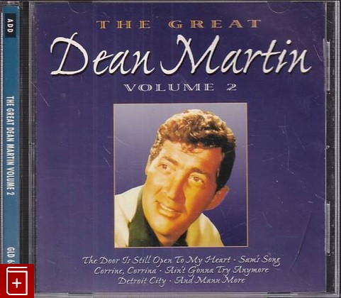 CD Dean Martin – The Great Dean Martin Volume 2 (1997) Portugal (GLD 63183) Pop, , , компакт диск, купить,  аннотация, слушать: фото №1