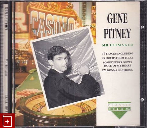CD Gene Pitney – Mr Hitmaker (1992) EU (CDCD 1044)  Jazz, Pop, Vocal, , , компакт диск, купить,  аннотация, слушать: фото №1