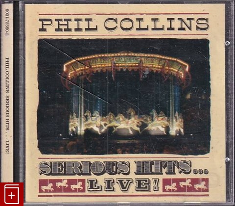 CD Phil Collins – Serious Hits  Live! (1990) Germany (9031-72550-2) Pop, , , компакт диск, купить,  аннотация, слушать: фото №1