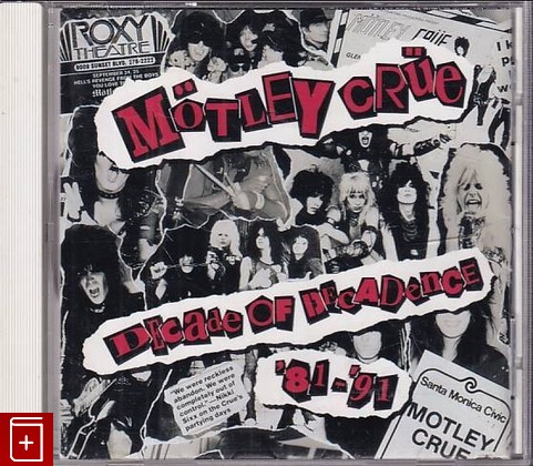 CD Motley Crue – Decade Of Decadance 81-91 (1991) JAPAN OBI (WMC5-430) Heavy Metal  , , книга, купить, читать, аннотация: фото №1
