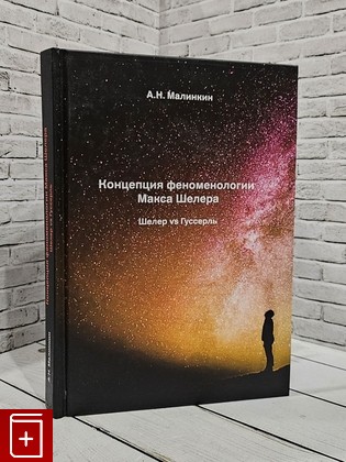 книга Концепция феноменологии Макса Шелера  Шелер vs Гуссерль Малинкин А Н  2019, 978-5-91696-058-7, книга, купить, читать, аннотация: фото №1