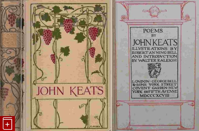 антикварная книга Poems by John Keats, Китс Джон, 1898, , книга, купить,  аннотация, читать, старинная книга: фото №1