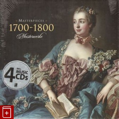 книга Masterpieces 1700-1800 + 4 CD, , 2009, , книга, купить,  аннотация, читать: фото №1