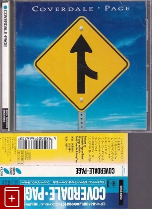 CD Coverdale  Page – Coverdale  Page (1993) Japan OBI (SRCS 6662) Blues Rock, Hard Rock  , , книга, купить, читать, аннотация: фото №1