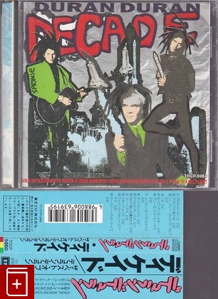 CD Duran Duran – Decade (1989) Japan OBI (TOCP-5960) New Wave, Pop Rock, Synth-pop, , , компакт диск, купить,  аннотация, слушать: фото №1