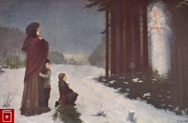 Видение на Рождество, , 1916, , книга, купить,  аннотация, читать: фото №1, старинная открытка, антикварная открытка, дореволюционная открытка