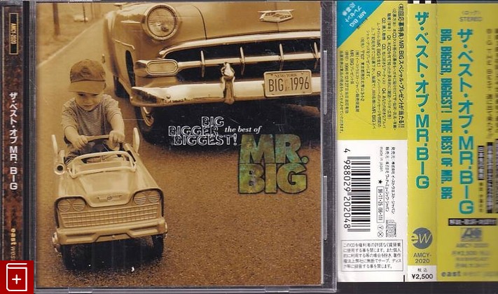 CD Mr  Big – Big, Bigger, Biggest: The Best Of Mr  Big (1996) JAPAN OBI (AMCY-2020) Rock, , , компакт диск, купить,  аннотация, слушать: фото №1