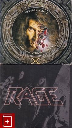 CD Rage – 10 Years In Rage (The Anniversary Album) (1994) Japan (VICP-8135) Heavy Metal, , , компакт диск, купить,  аннотация, слушать: фото №1