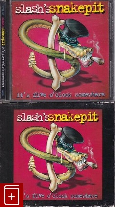 CD Slash's Snakepit – It's Five O' Clock Somewhere (1995) Japan (GEFD-24730) Hard Rock, , , компакт диск, купить,  аннотация, слушать: фото №1