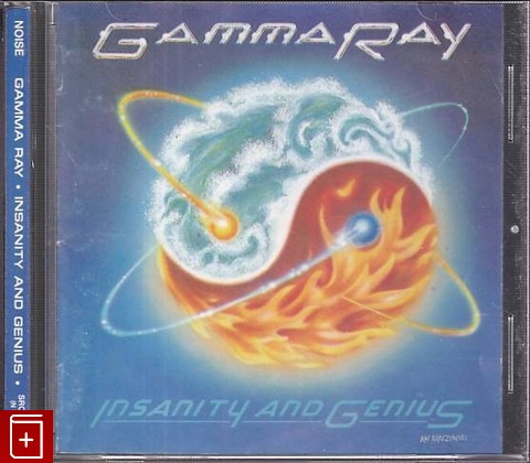 CD Gamma Ray – Insanity And Genius (1993) Germany (N 0203-2)  Heavy Metal, , , компакт диск, купить,  аннотация, слушать: фото №1