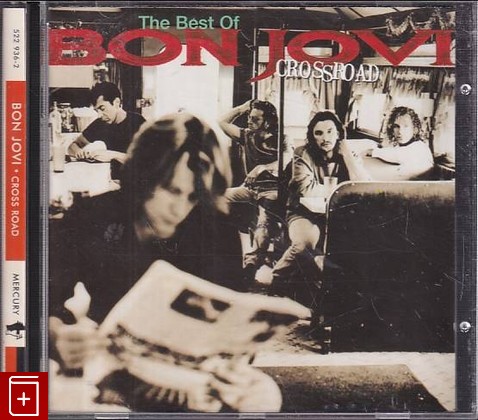 CD Bon Jovi – Cross Road (The Best Of Bon Jovi) (1994) EU (522 936-2) Hard Rock, Pop Rock, , , компакт диск, купить,  аннотация, слушать: фото №1