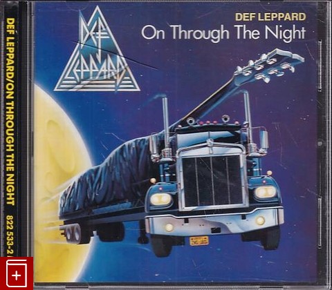 CD Def Leppard – On Through The Night (1980) Germany (822 533-2 M-1) Hard Rock, Heavy Metal, , , компакт диск, купить,  аннотация, слушать: фото №1