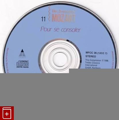 CD MOZART Pour Se Consoler (1996) JAPAN (MFCC 36) Classical, , , компакт диск, купить,  аннотация, слушать: фото №3