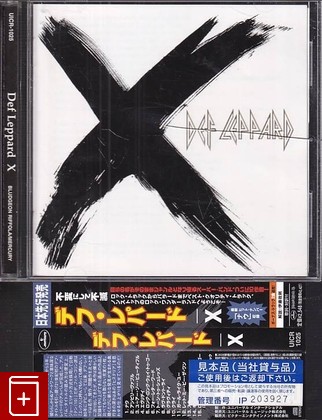 CD Def Leppard – X (2002) Japan OBI (UICR-1025) Hard Rock, , , компакт диск, купить,  аннотация, слушать: фото №1