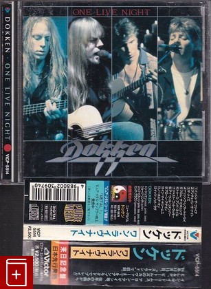 CD Dokken – One Live Night (1995) Japan OBI (VICP-5514)  Hard Rock, , , компакт диск, купить,  аннотация, слушать: фото №1