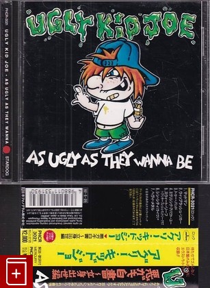 CD Ugly Kid Joe – As Ugly As They Wanna Be (1992) Japan OBI (PHCR-3021) Alternative Rock, Hard Rock, , , компакт диск, купить,  аннотация, слушать: фото №1