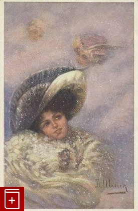 Девушка в метель, , , , книга, купить,  аннотация, читать: фото №1, старинная открытка, антикварная открытка, дореволюционная открытка