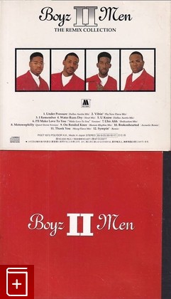 CD Boyz II Men – The Remix Collection (1995) Japan (POCT-1073) Rhythm & Blues, Soul, , , компакт диск, купить,  аннотация, слушать: фото №1