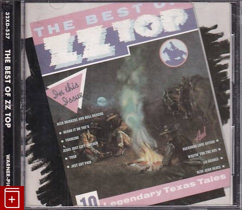 CD ZZ Top – The Best Of ZZ Top (1986) Japan (32XD-537) Blues Rock, Classic Rock, , , компакт диск, купить,  аннотация, слушать: фото №1