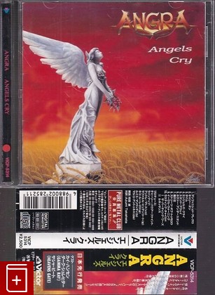 CD Angra – Angels Cry (1993) Japan OBI (VICP-5314) Symphonic Metal, , , компакт диск, купить,  аннотация, слушать: фото №1