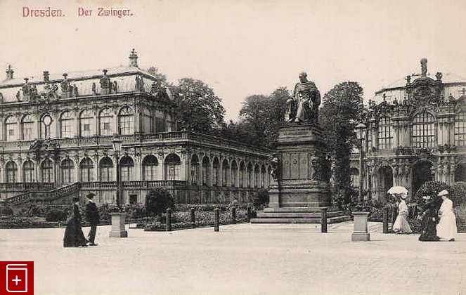 Dresden  Der Zwinger, , , , книга, купить,  аннотация, читать: фото №1, старинная открытка, антикварная открытка, дореволюционная открытка
