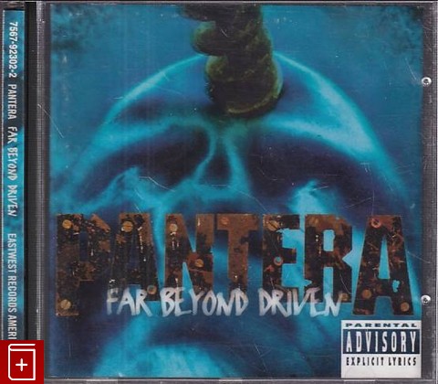CD Pantera – Far Beyond Driven (1994) EU (7567-92302-2) Rock, , , компакт диск, купить,  аннотация, слушать: фото №1